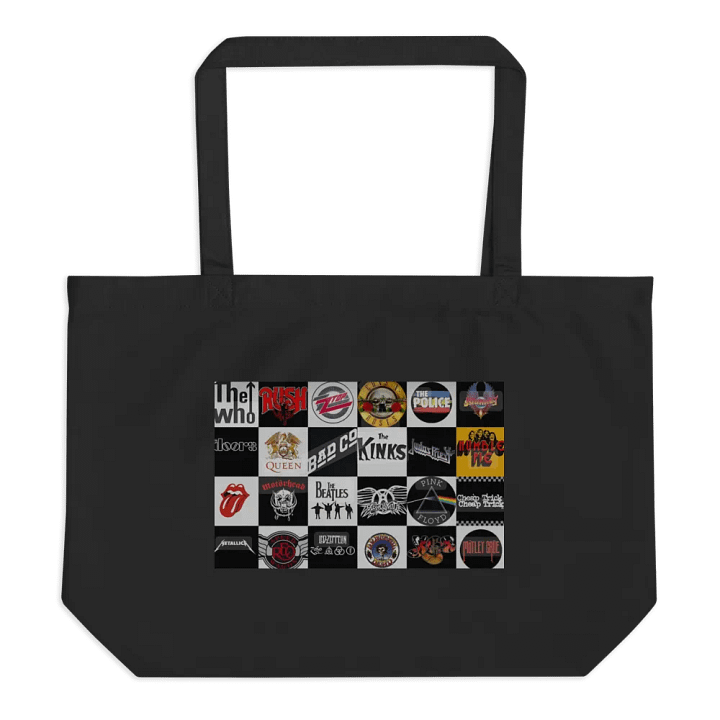 Music Lovers Collection - Ultimate Music Lover's Tote Bag – Double-Sided Design with 24 Iconic Bands! product image (1)