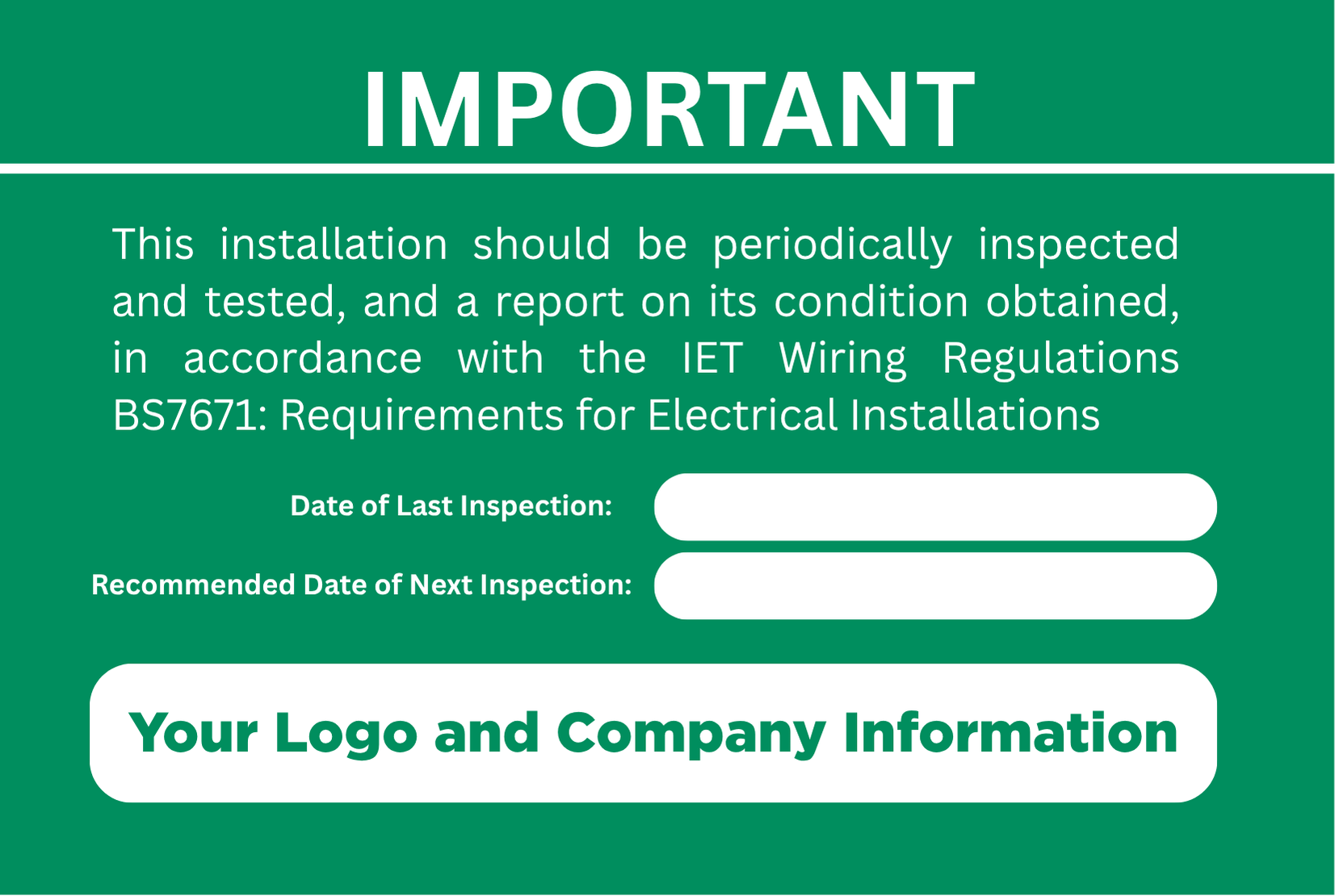 EICR Labels product image (1)