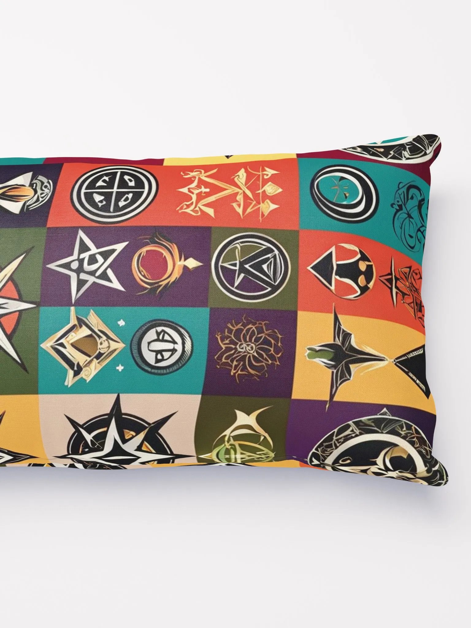 Brightly Coloured Symbology Cushion product image (2)