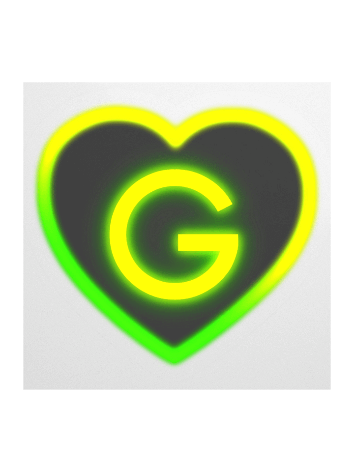 Sticker - Glowing Gumstitch Heart product image (2)