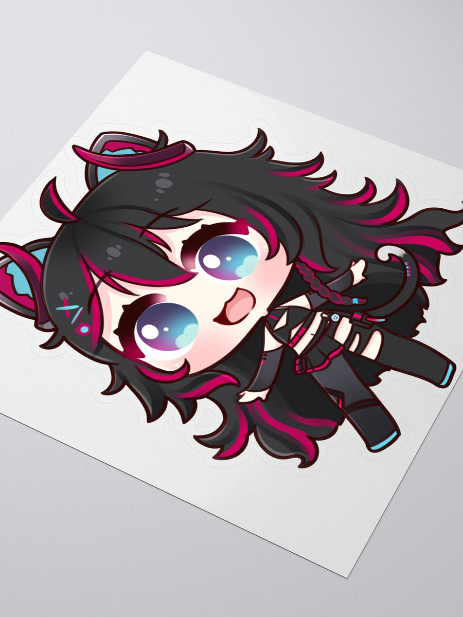 AikoComma Chibi No Jacket Sticker - AikoComma