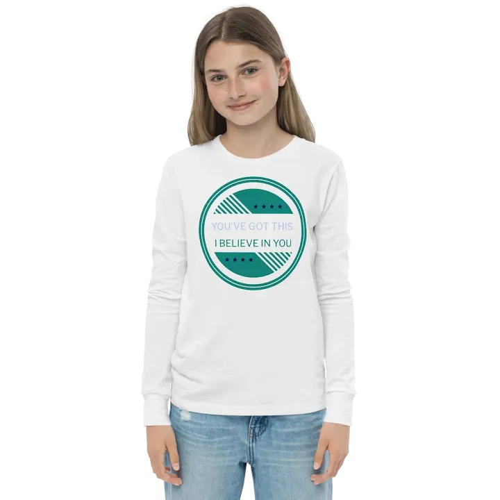 you've got this, youth long sleeve tee product image (1)