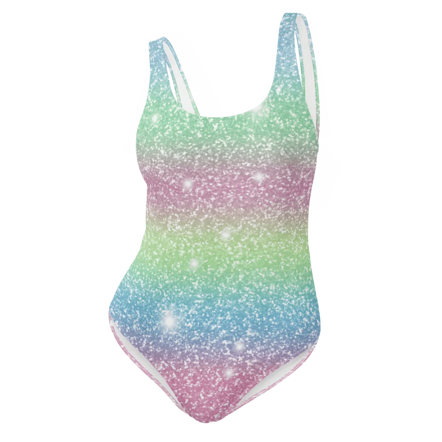 Glitter Unicorn Texture Design One Piece Swimsuit (9) product image (11)