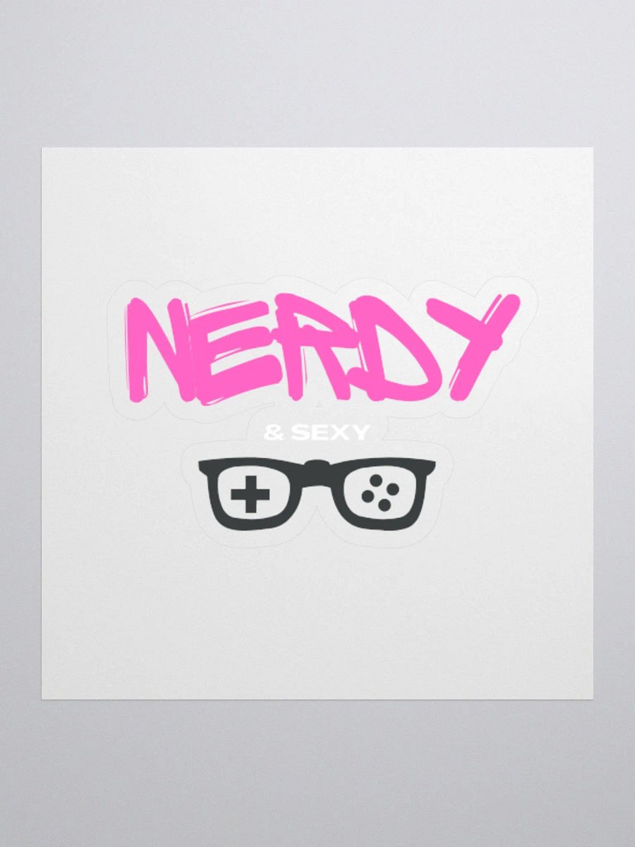 Nerdy & Sexy Pink Kiss Sticker product image (1)