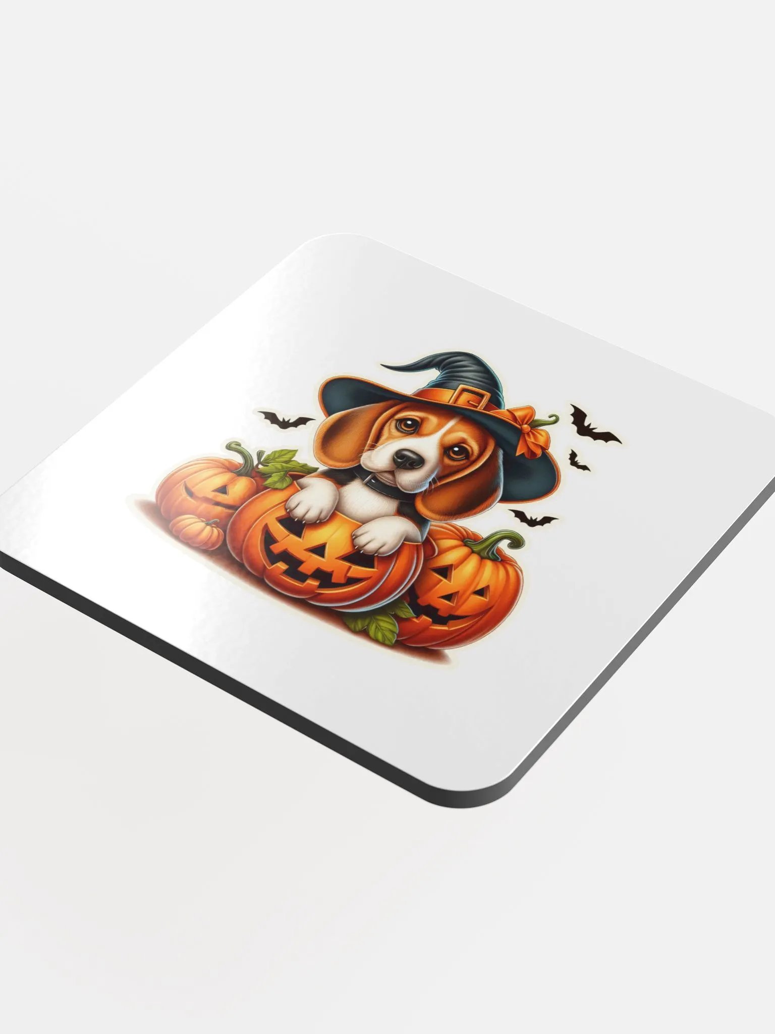 Halloween Pumpkin Beagle - Coaster product image (4)