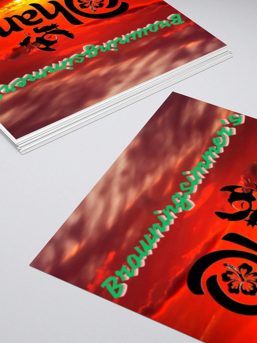 BrowningSimmer Ohana Beach Stickers product image (10)