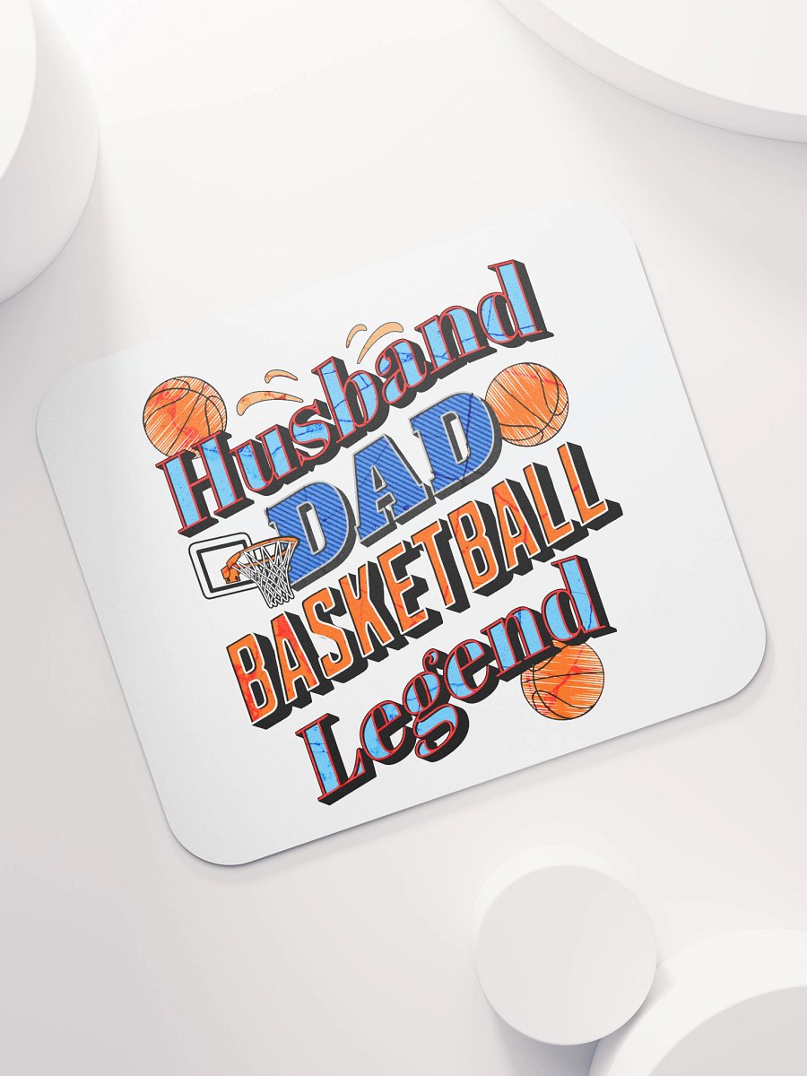 Husband Dad Basketball Legend Mouse Pad product image (7)