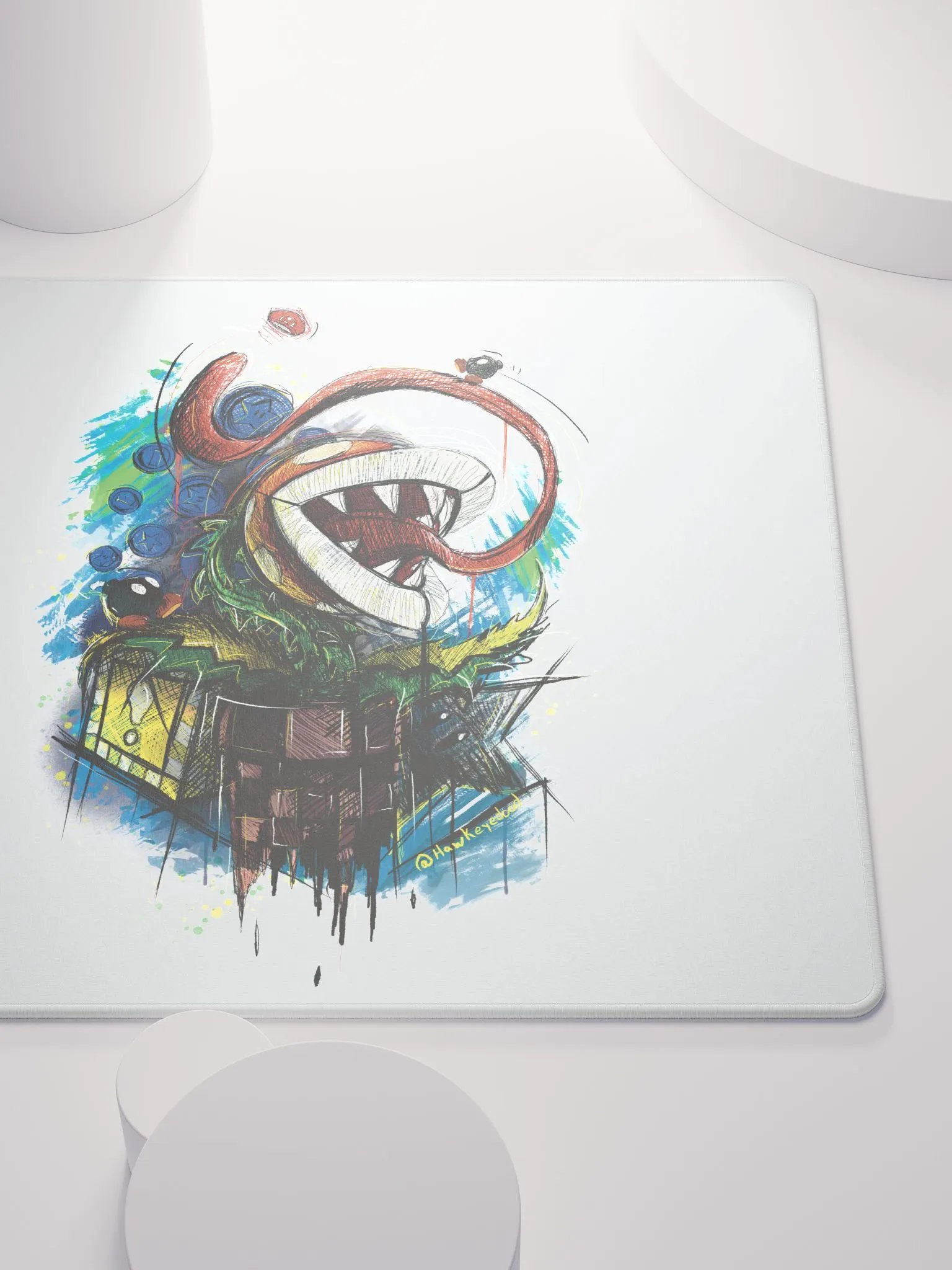 Piranha Plant by StephyJ Gaming Mouse Pad product image (9)