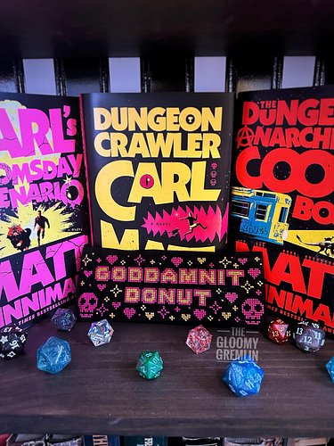 Remember how I said a second bookish pattern was coming to Patreon this month, and how I've been absolutely devouring Dungeon...