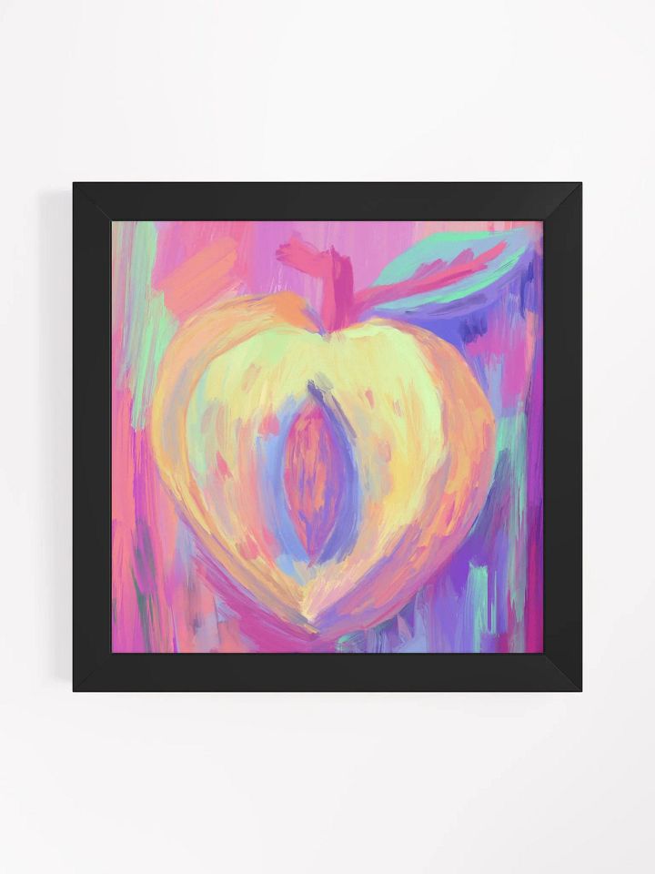 Peach Study Framed Art Print product image (1)