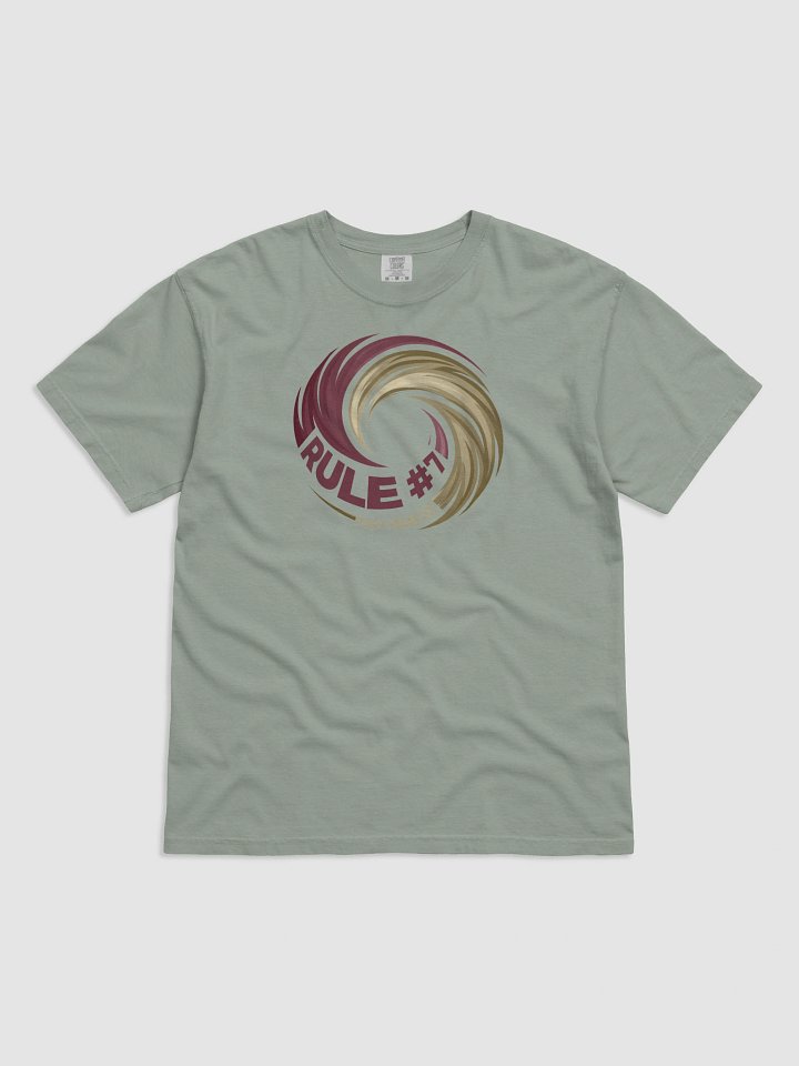 Rule #7 Men's Comfort Tee Garnet and Gold product image (7)