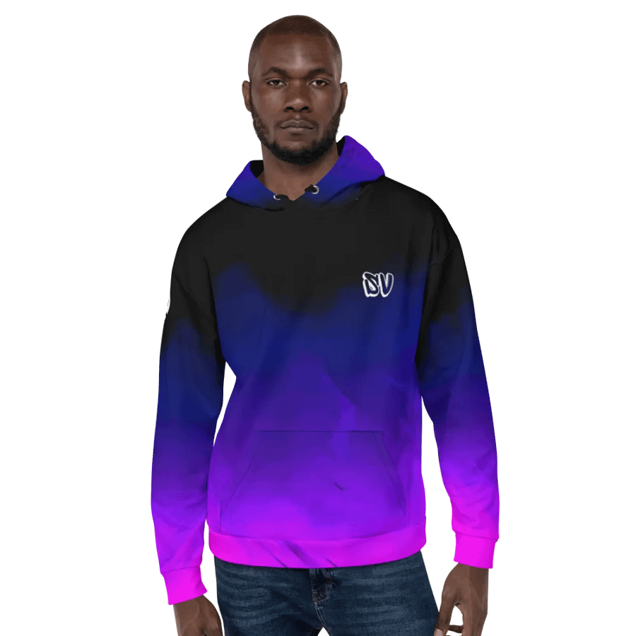STRAIGHT VIBIN TROLLDAMORT TOJI WORM JJK NEON COLOR FADE HOODIE product image (6)