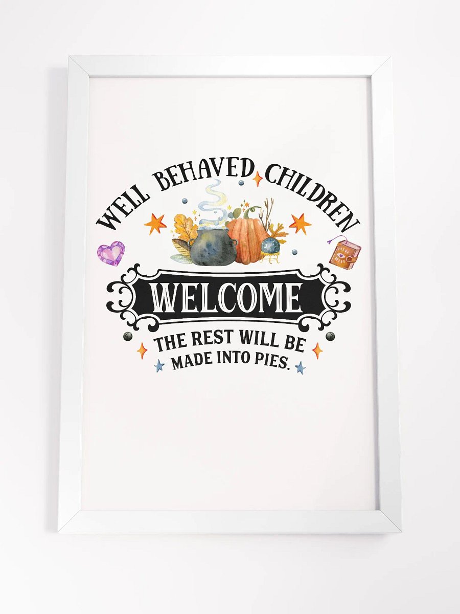 Well Behaved Children Welcome - Witchy, Kitchen Witch, Magic Kitchen Gift product image (7)