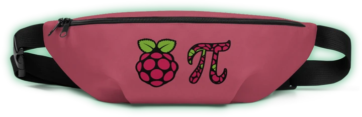 Fanny Pack with Raspberry Pi Logo and Pi Icon product image (1)