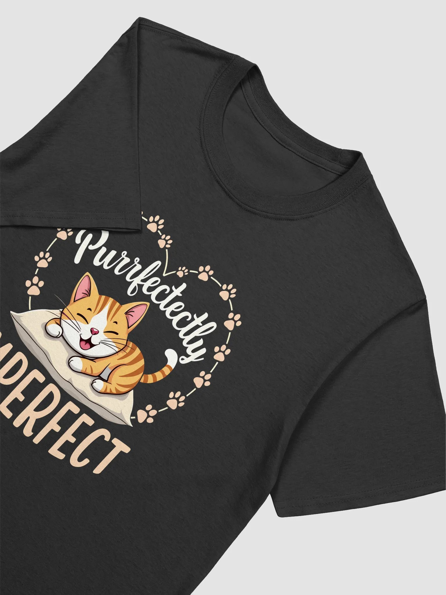 Funny cat T-shirt - Purrfectly Imperfect product image (16)
