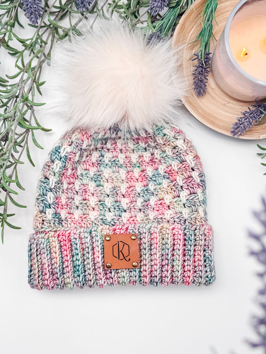 Block Stitch Crochet Hat Pattern, 7 Sizes + Video Tutorial product image (4)