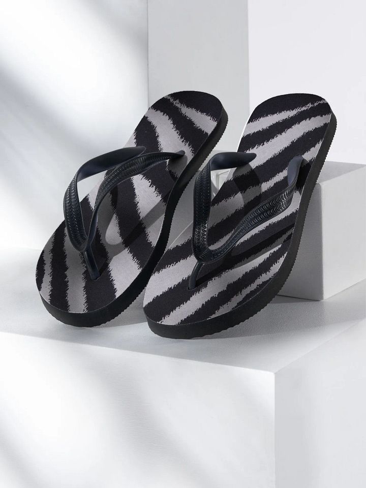 Zebra Stripe Flip Flops product image (2)