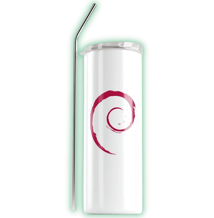Stainless Steel Tumbler with Debian Logo product image (1)