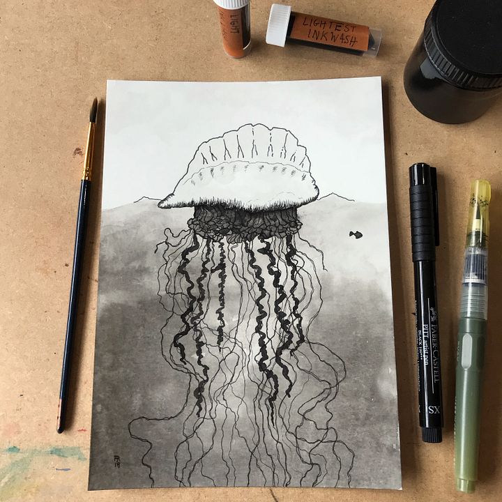original painting : poisonous product image (1)