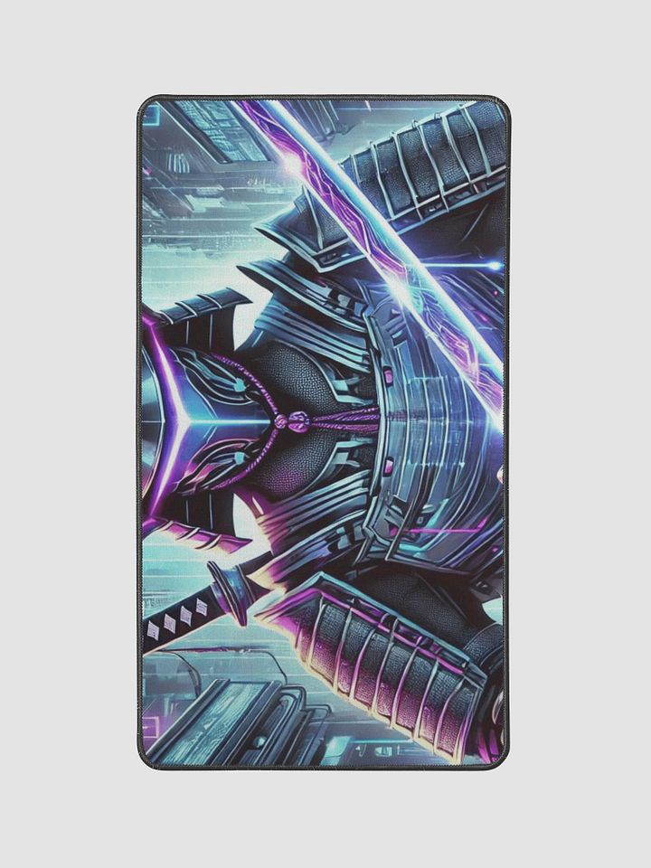 Cyber Samurai Neon Fury Desk Mat - 12"x22" product image (2)