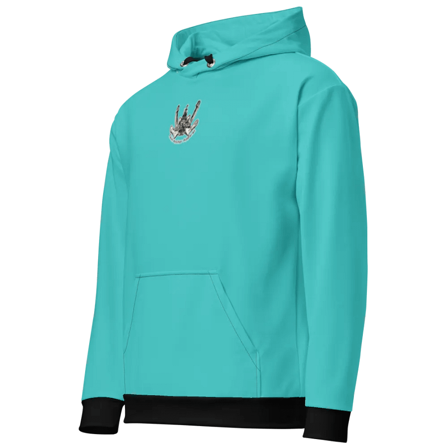 Turquoise Twin Anchor Marco tug Hoodie product image (12)