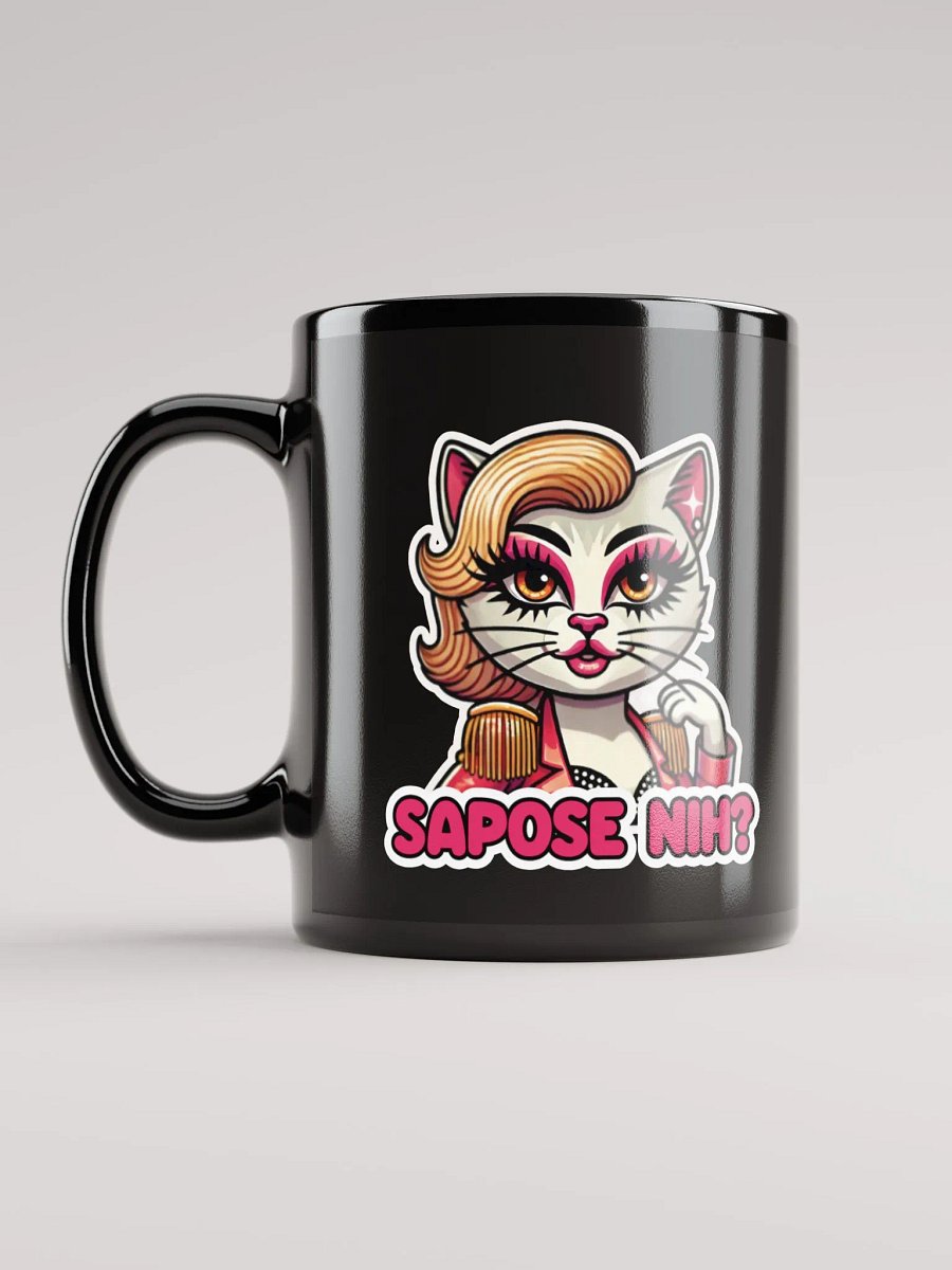 Sapose Nih? Black Glossy Mug product image (6)