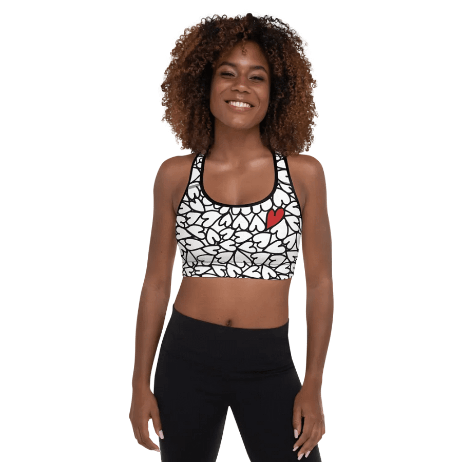 Have A Heart Padded Sports Bra product image (1)
