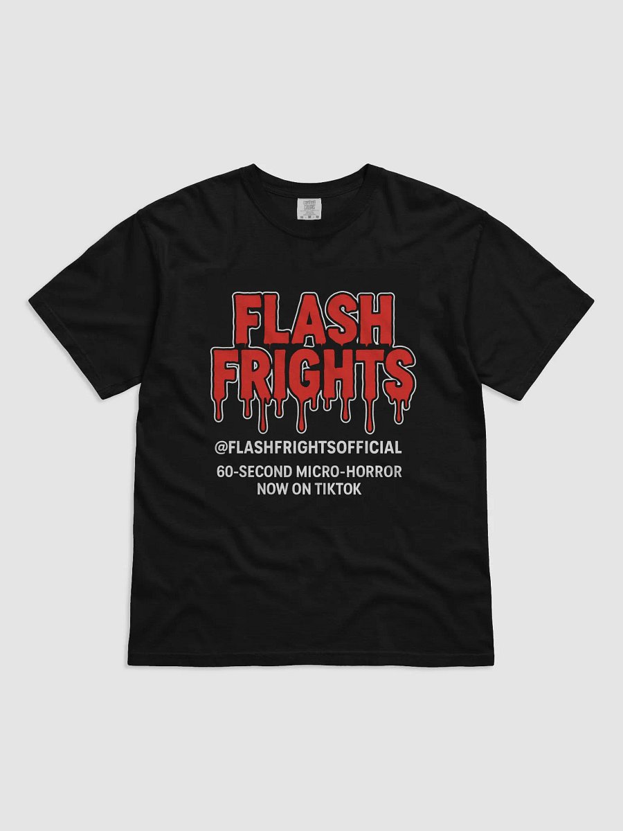 Flash Frights T-Shirt - 60-Second Micro-Horror on Tiktok product image (1)