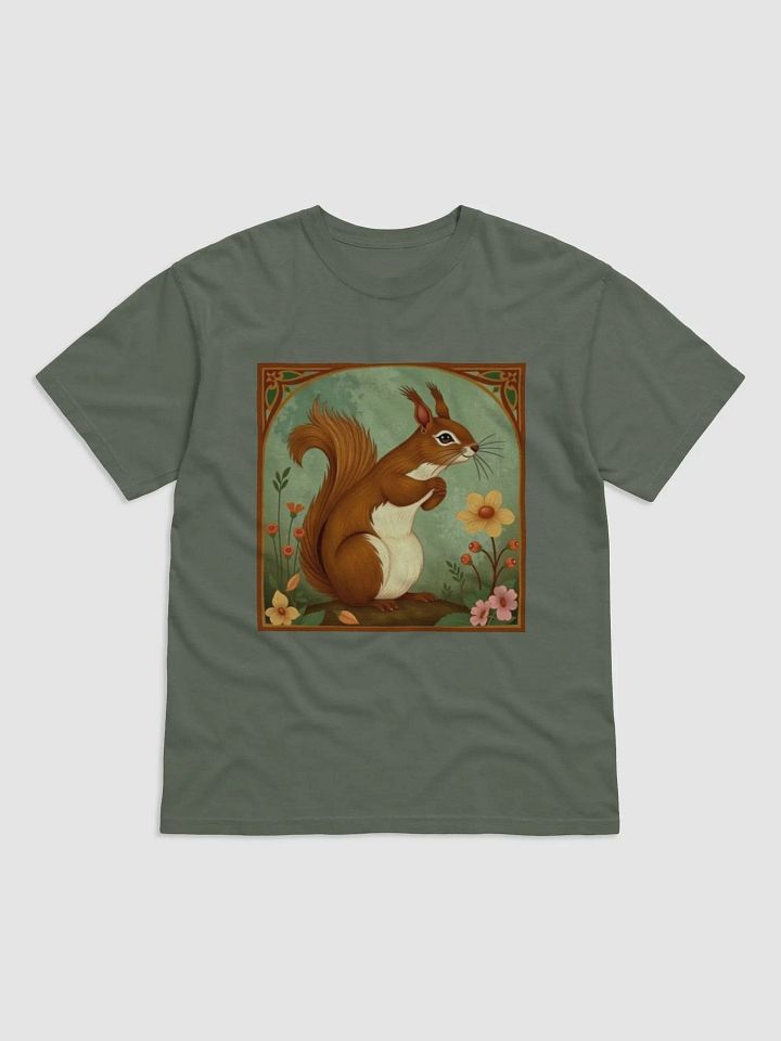 Ultimate Comfort: Garment-Dyed Cotton T-Shirt Art Nouveau Style product image (1)