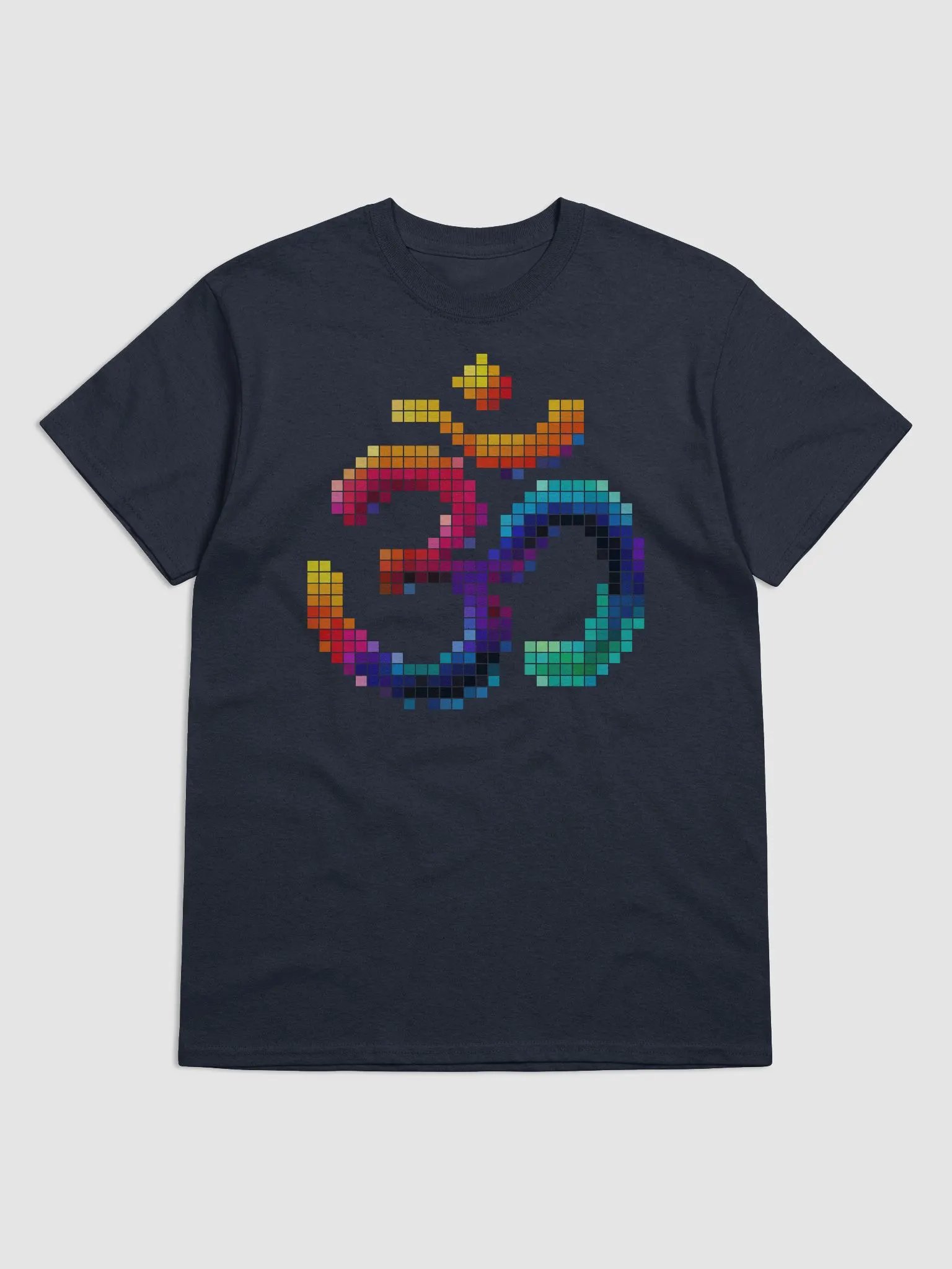 Om Pixelated Multicolor T-Shirt product image (2)