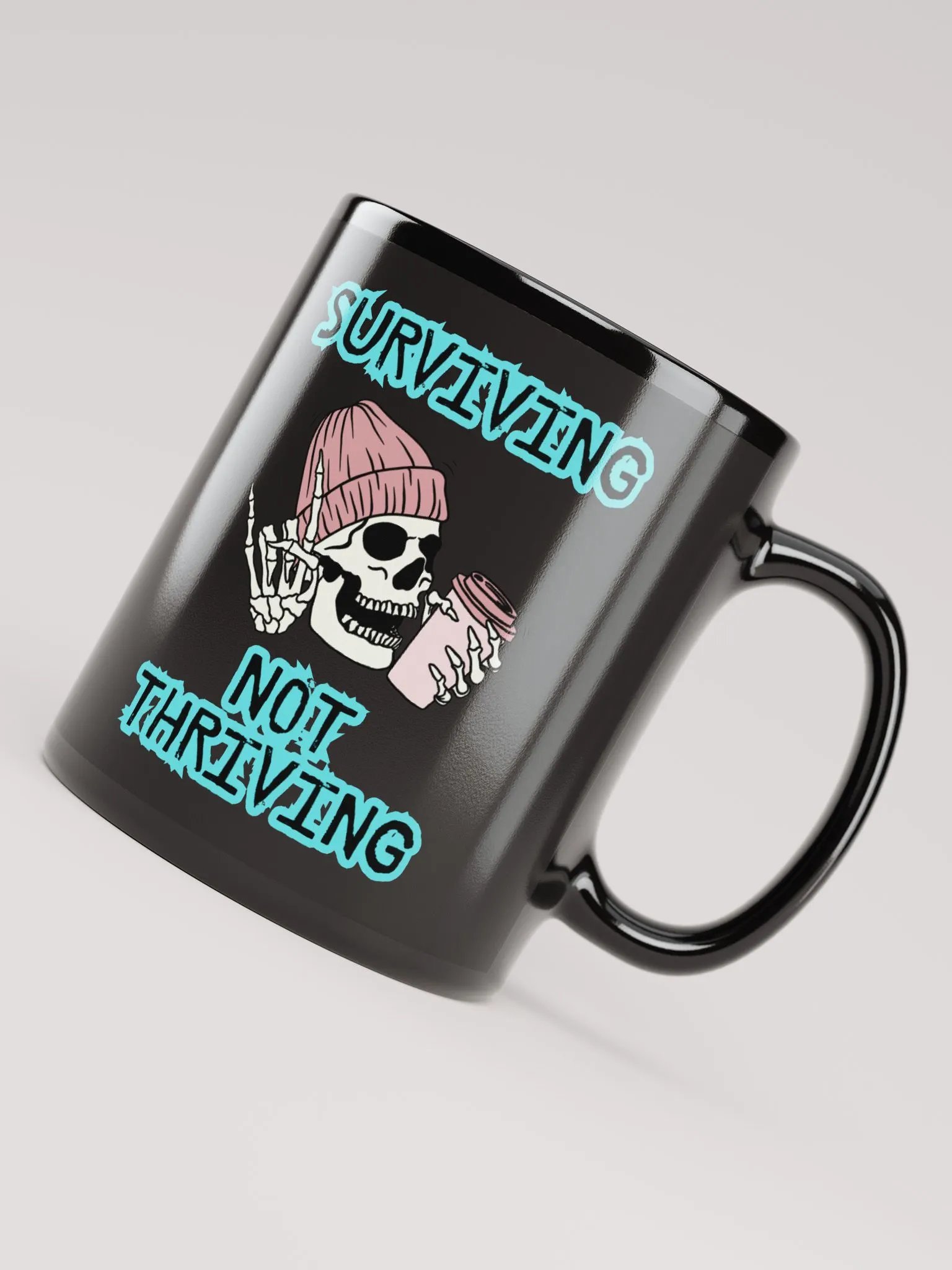 Surviving (Turquoise) Mug product image (8)