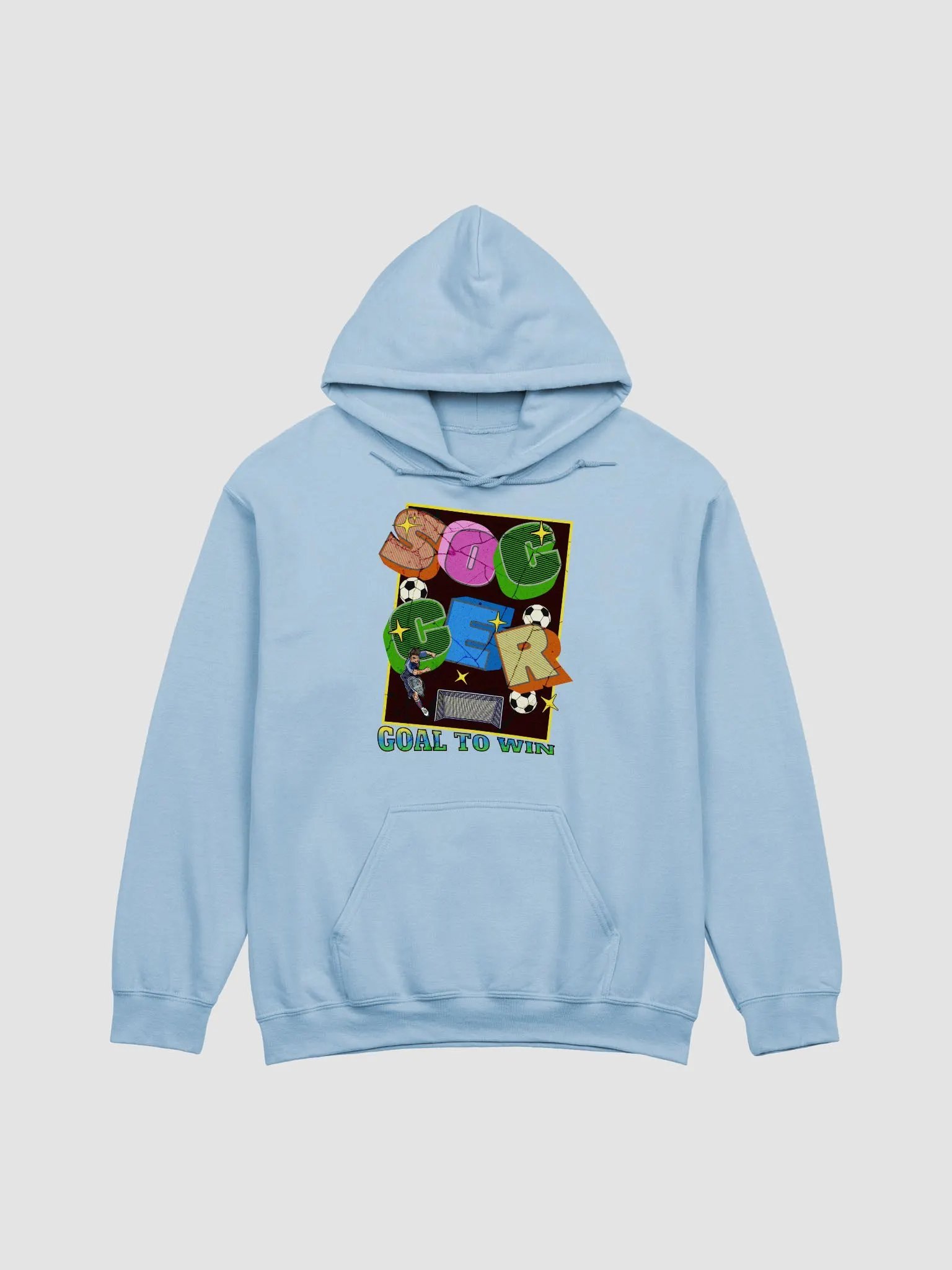 Goal To Win Soccer Star Classic Hoodie product image (7)