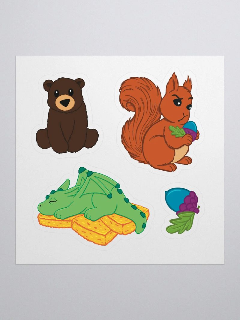 Cosy Mascots Sticker Sheet - 5