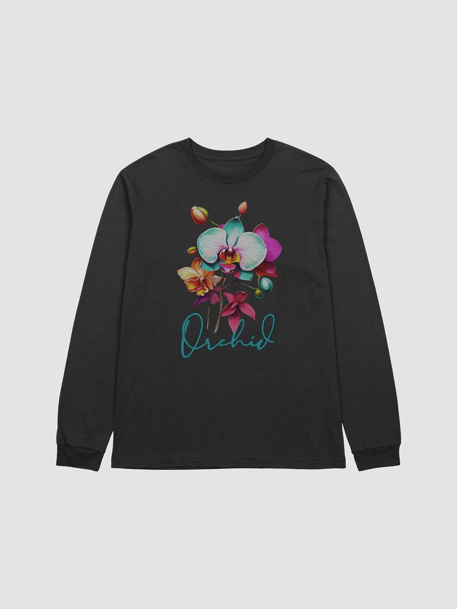Floral Graphic | Long Sleeve T Shirt | Orchid product image (1)