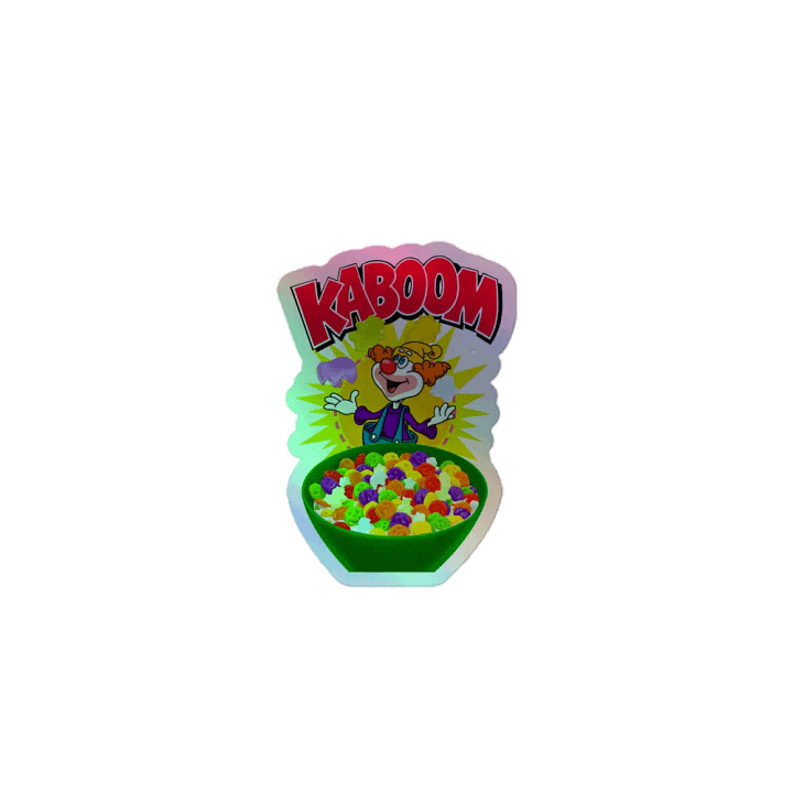 🥣 Saturday Morning Breakfast Kaboom! Holofoil Sticker 🥣 product image (1)
