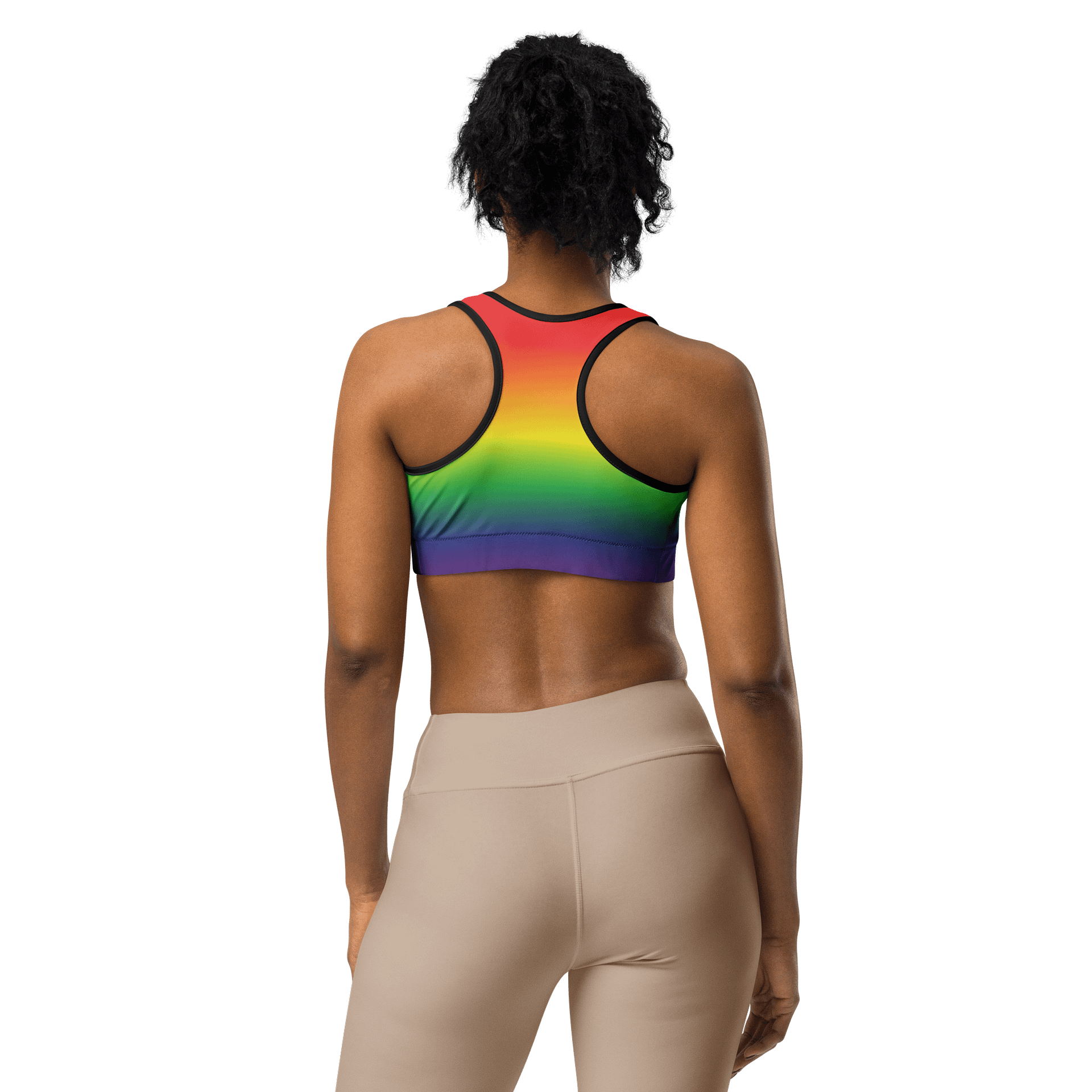 Rainbow Pride Gradient Sports Bra product image (3)