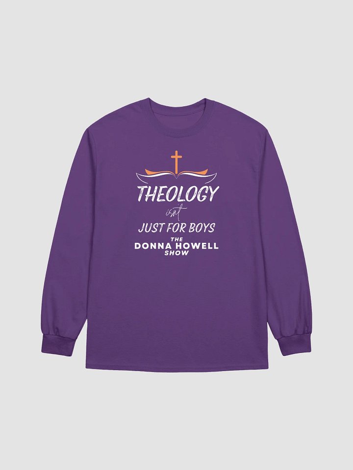 Theology Isn't Just for Boys Long Sleeve Tee product image (2)