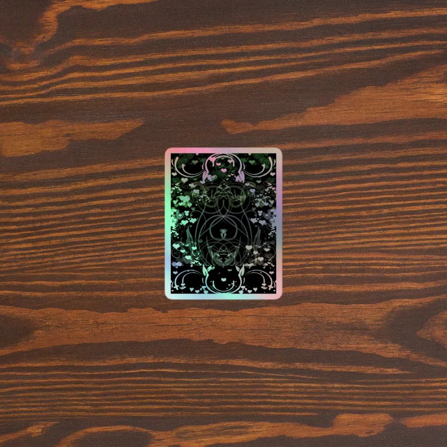 Aromantic Pride Flag Sticker (Flourish Variation) product image (3)