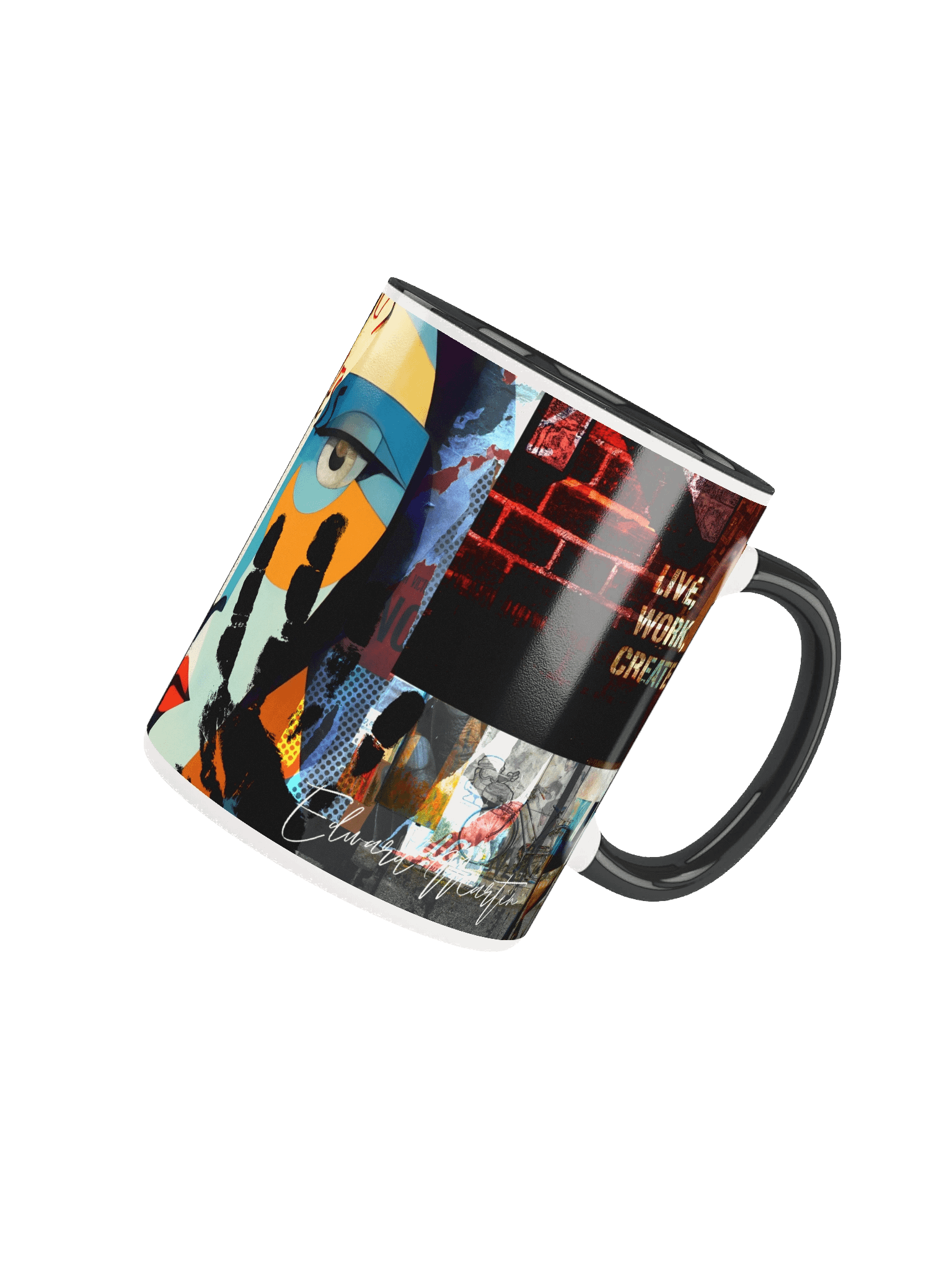 'Live, Work, Create' by Edward Martin Ceramic Mug product image (47)