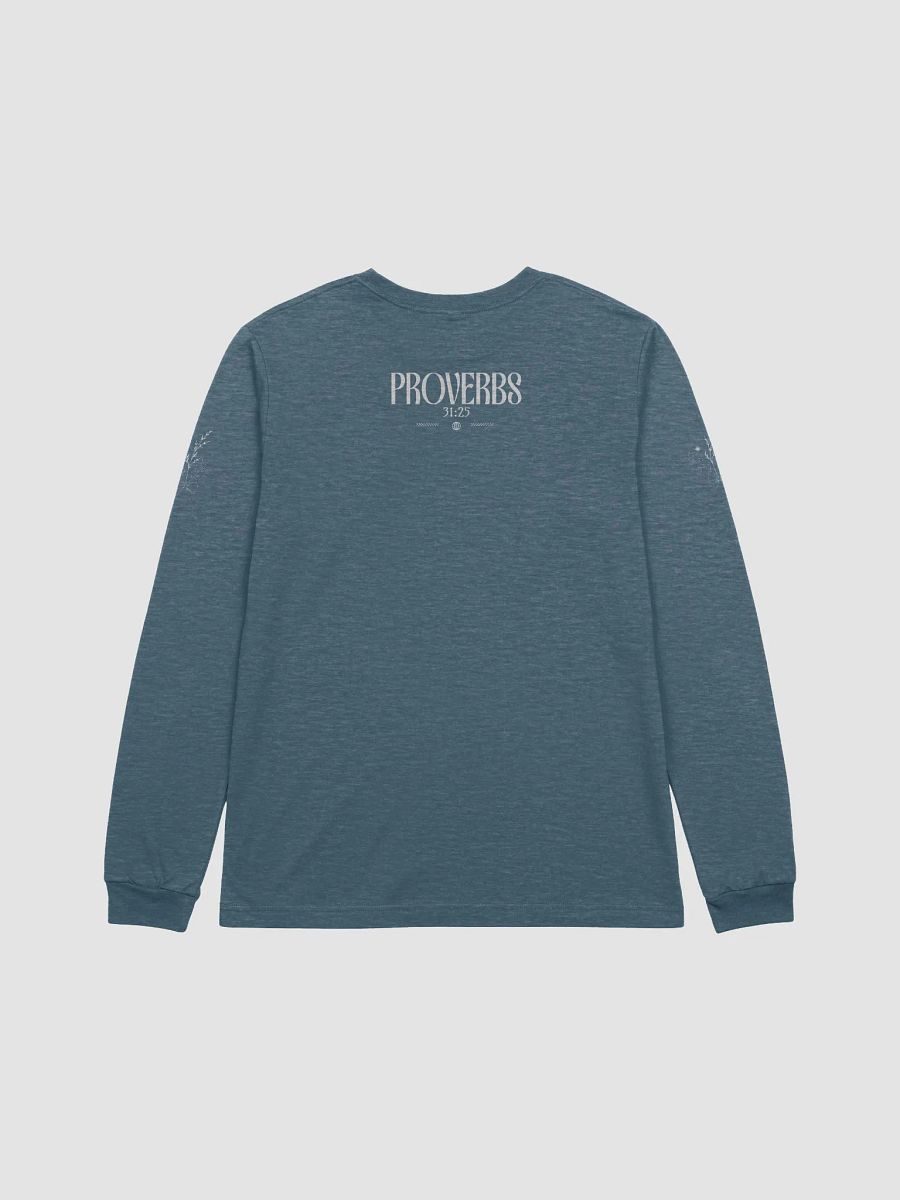 Clothed in Strength & Dignity, Proverbs 31- Christian , Long Sleeve,T- Shirt for Women. product image (2)