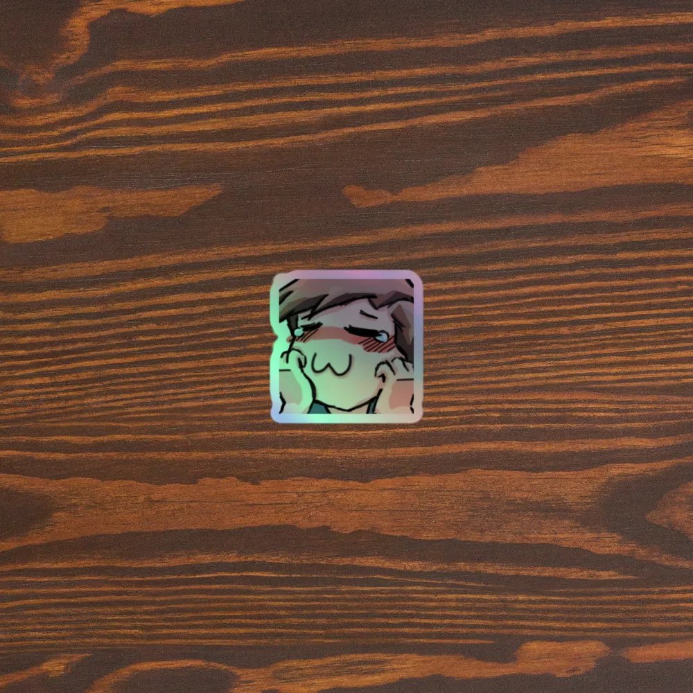 Chaabbz UwU Holographic Emote Sticker product image (5)