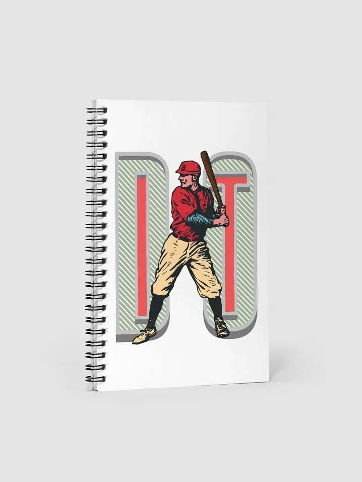 Do It Baseball Vintage Swing Spiral Notebook product image (1)