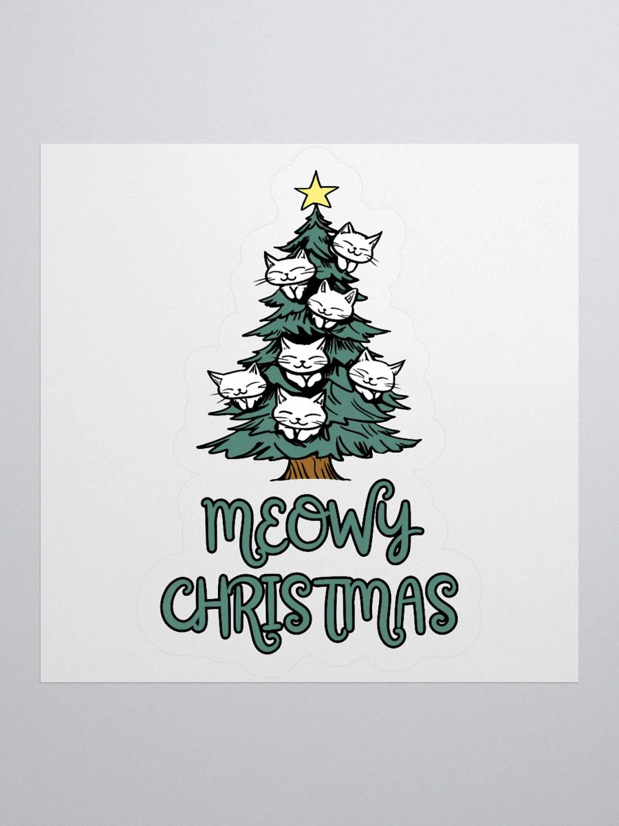 Meowy Christmas Sticker product image (3)