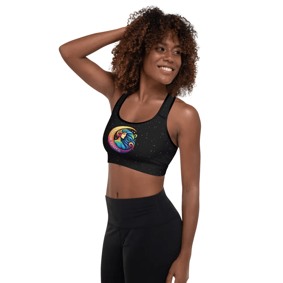 Celestial Crescent Moon Sports Bra product image (3)