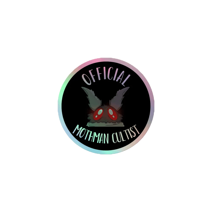Official Mothman Cultist - Holo Circle product image (1)