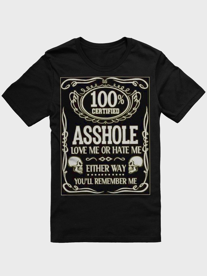 100% asshole tshirt product image (1)