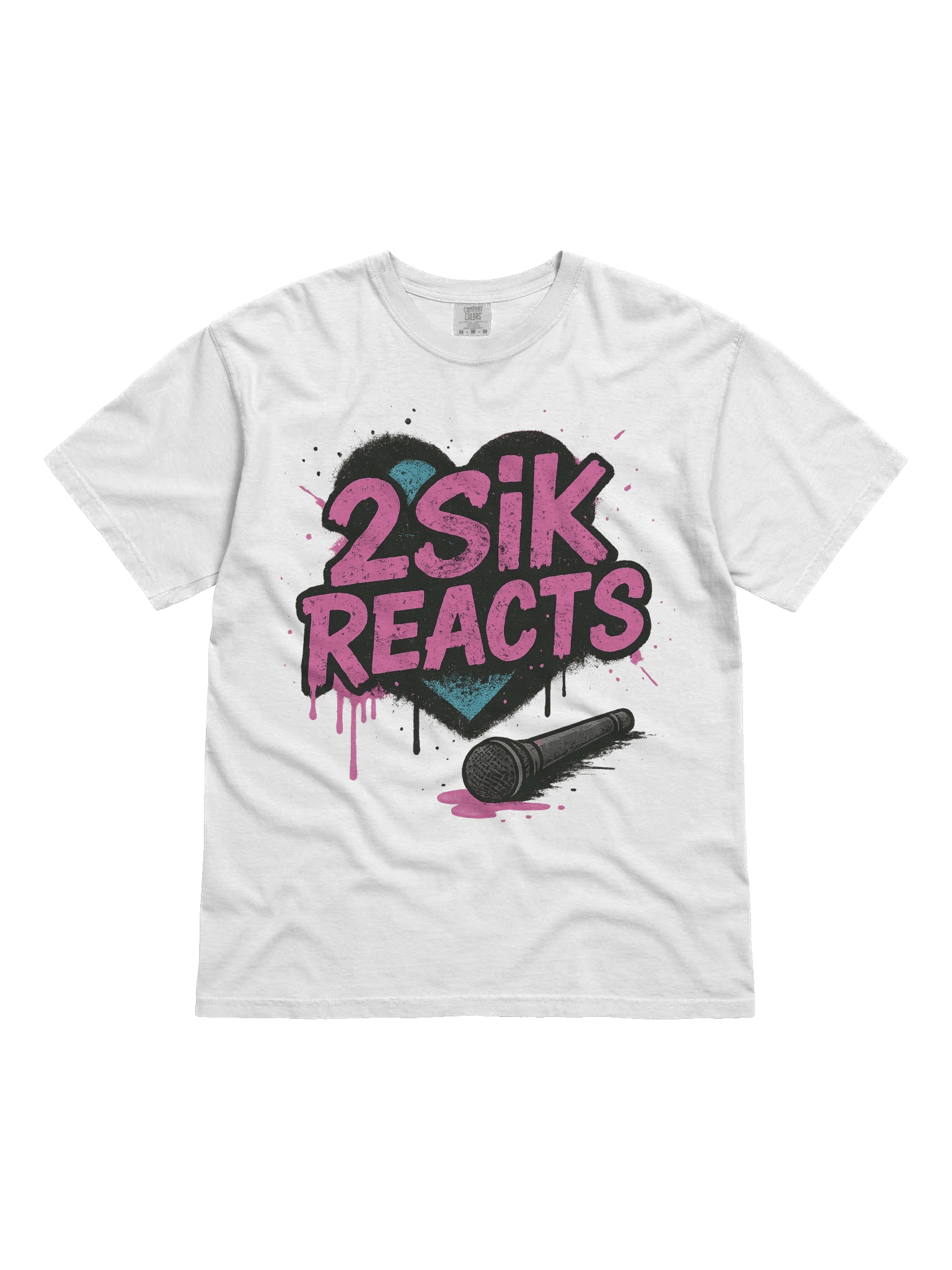 Punk Mic Drop – 2SiK Signature Tee product image (1)