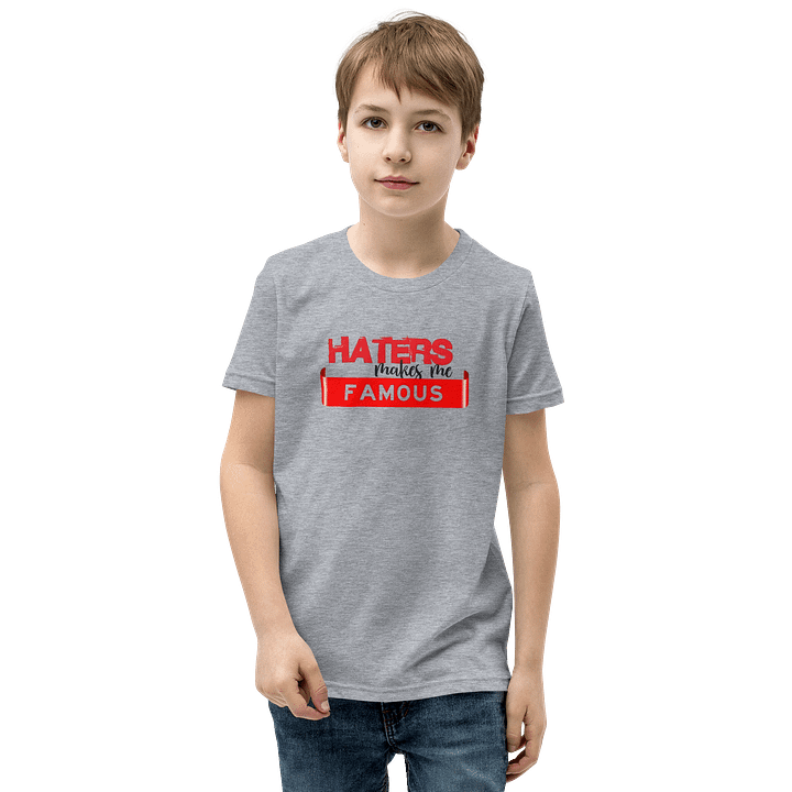 Kids T-Shirt (Haters Makes Me Nervous) Letter product image (1)