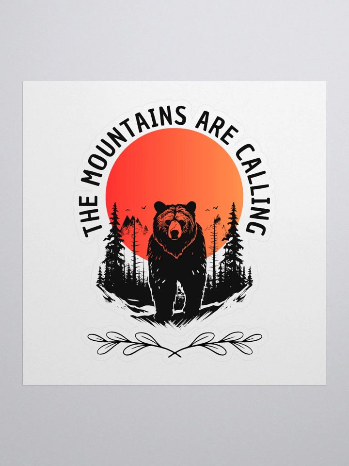 Wilderness Calling Kiss Cut Sticker product image (1)
