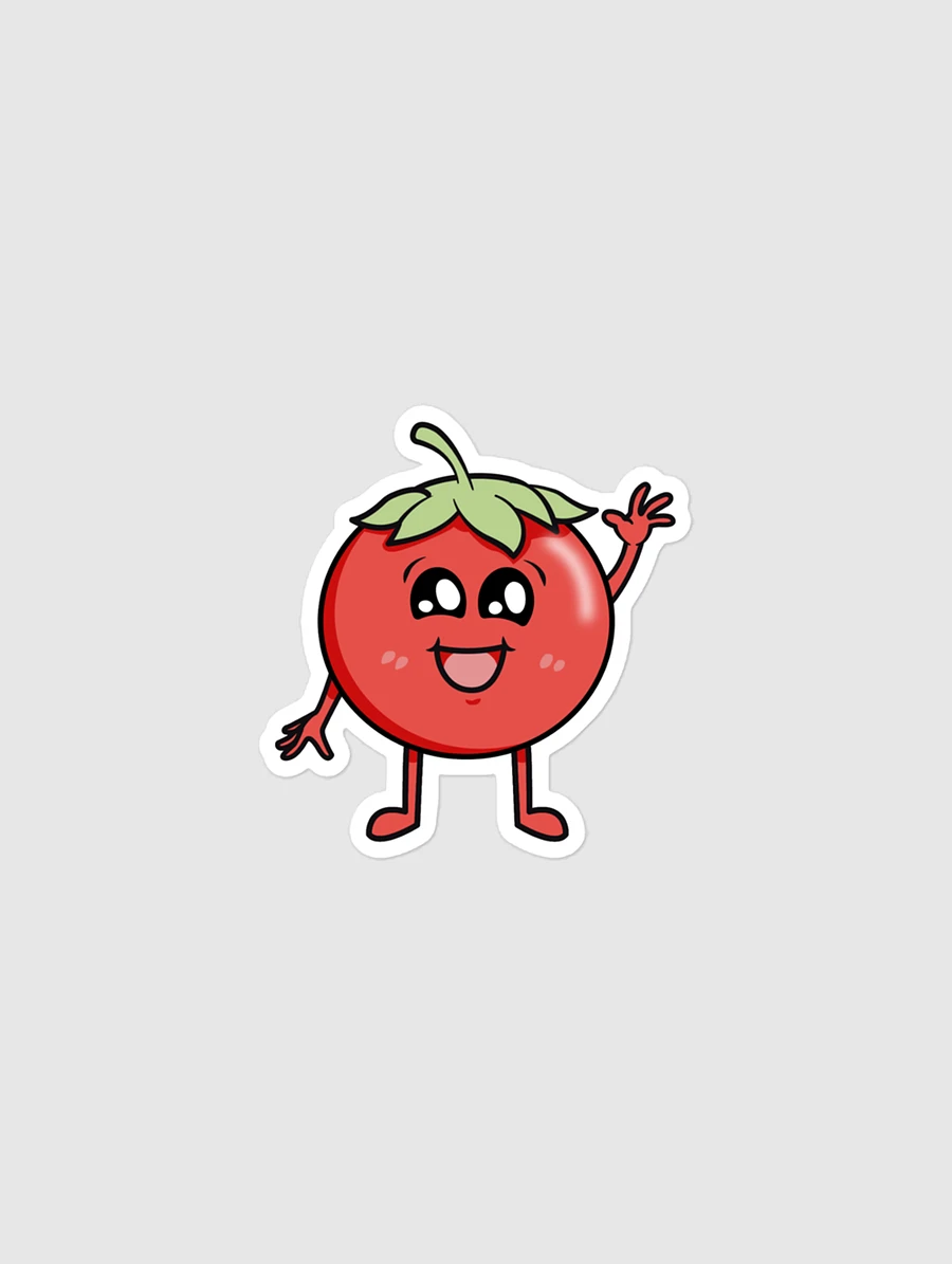 Waving Tomat Sticker product image (1)